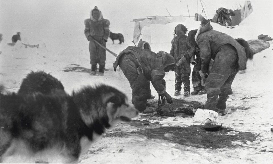 Inuit Seal Hunting Ice