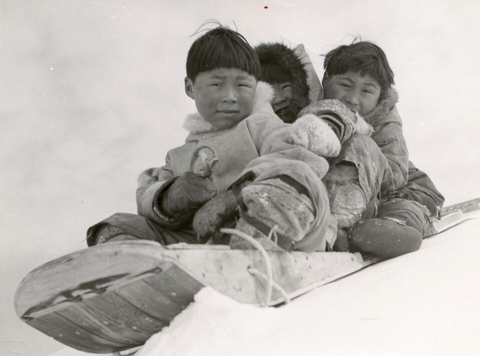 Inuit Children Tundra Play