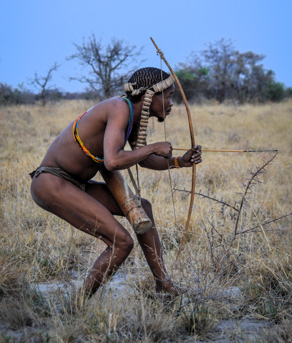 San Bushmen Kalahari Desert