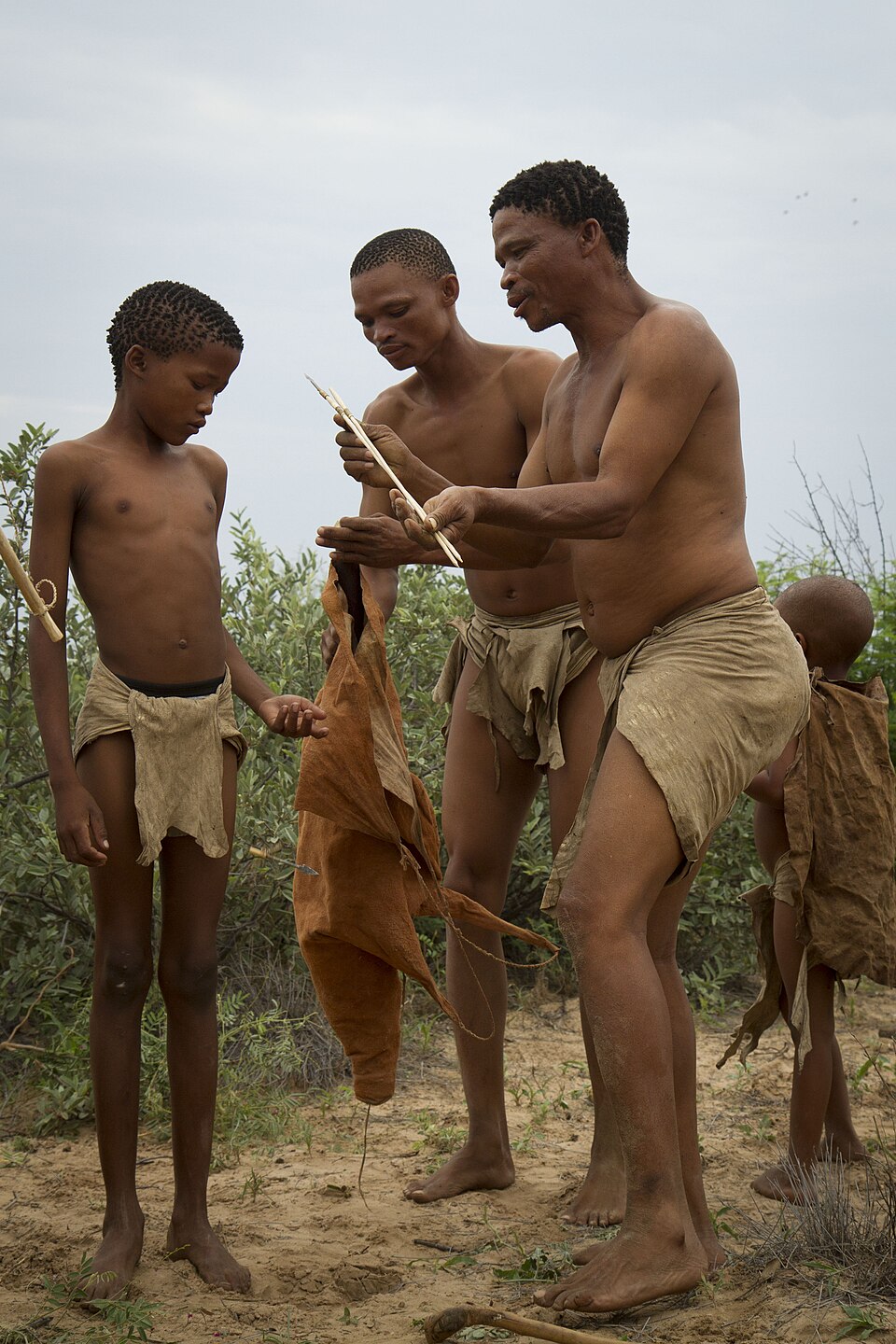 San Bushmen Gathering Campfire Council
