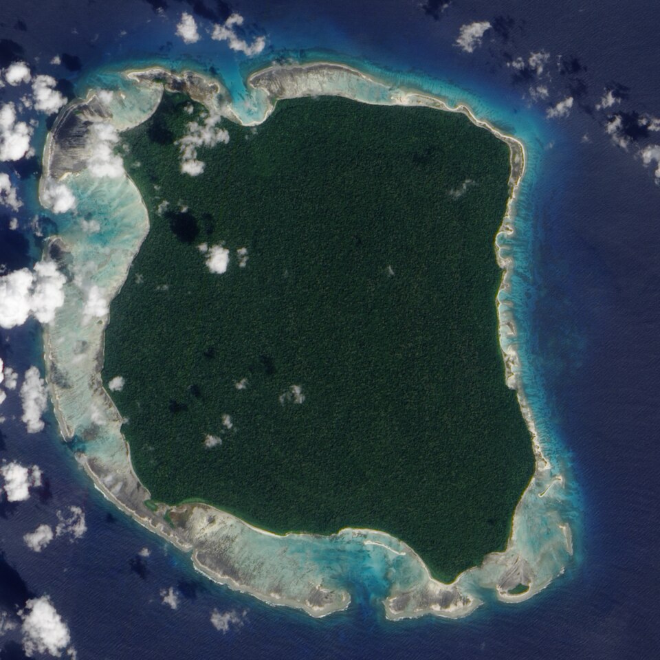 North Sentinel Island Aerial View